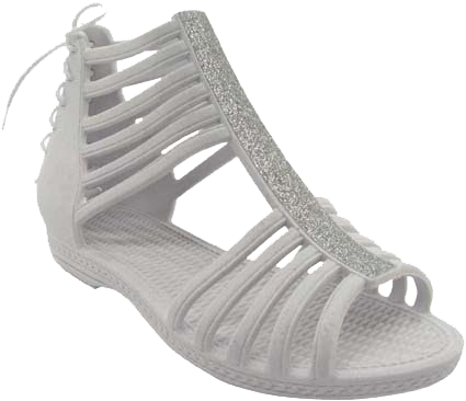 Sandalias Rasteiras 02 Micro Expandida - Branco